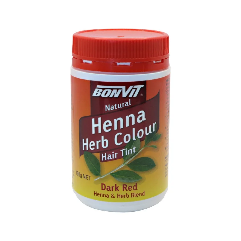 Curl perfecting balm-BONVIT Natural Hair Tint Henna Herb Colour (Henna & Herb Blend) 100g Dark Red