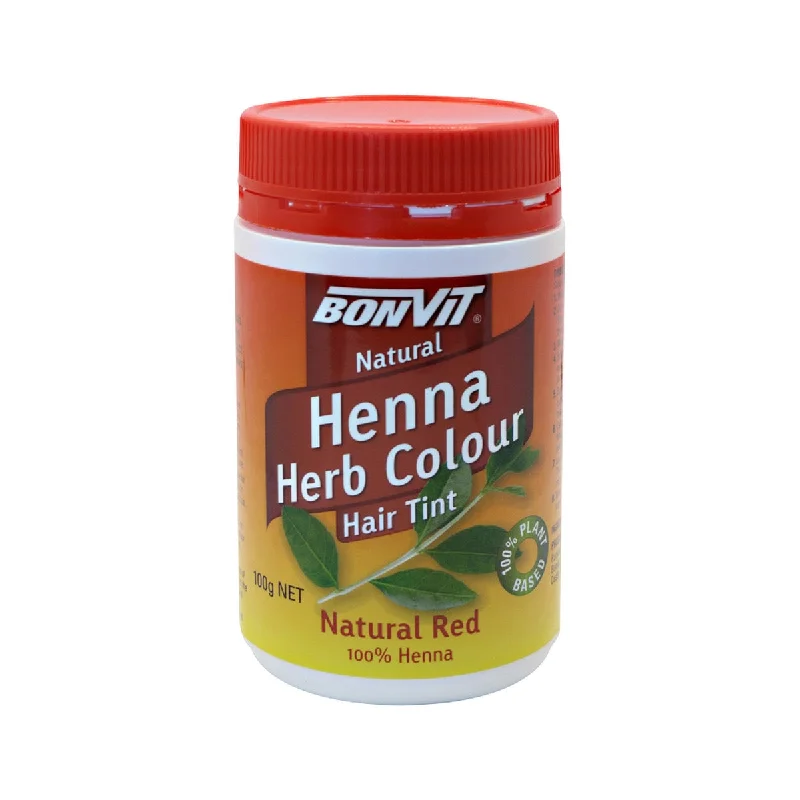 Clarifying wax-BONVIT Natural Hair Tint Henna Herb Colour (Henna & Herb Blend) 100g Natural Red