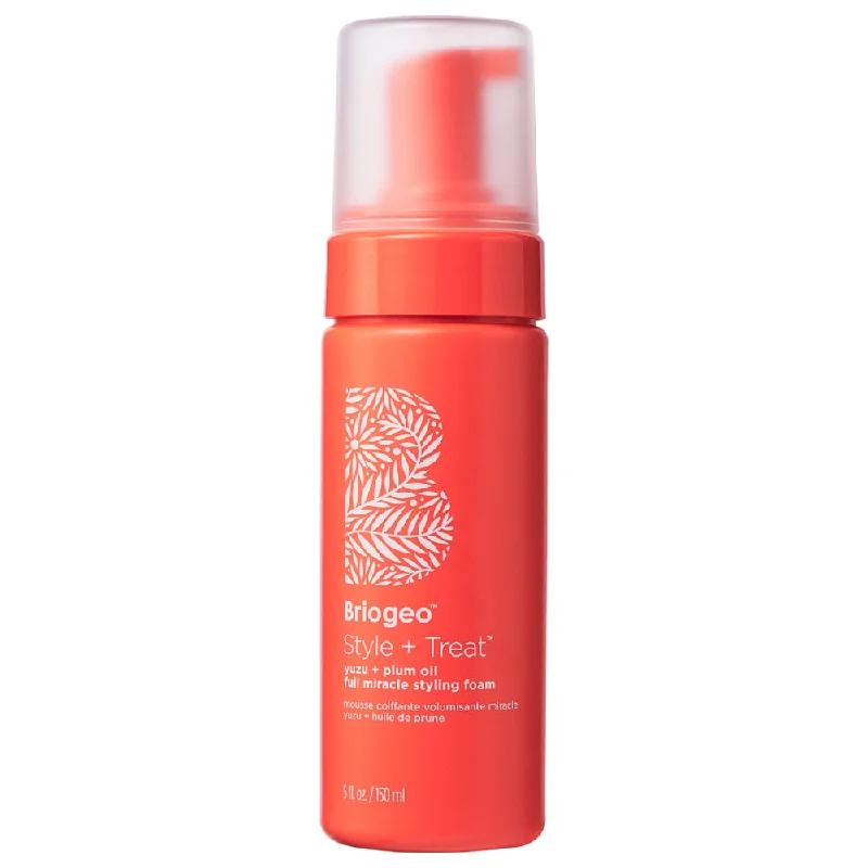 Scalp purifying detox-Anti-humidity gel-Briogeo Style + Treat Yuzu and Plum Oil Styling Foam 5 oz