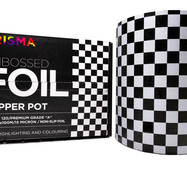 Growth boosting serum-Hair souffle-Prisma Embossed Foil - Pepper Pot design