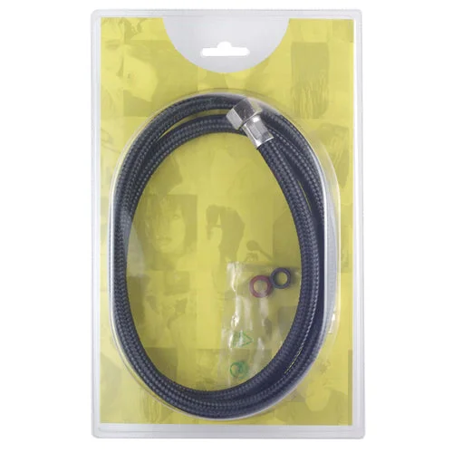 Control balm-Anti-breakage oil-Crewe Nylon Shower Hose - Black