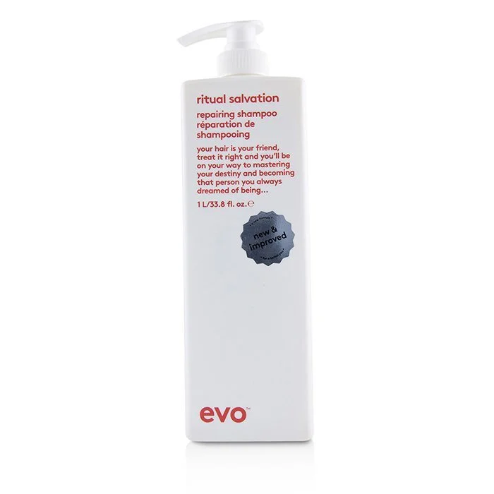 Fiber thickener-Evo Ritual Salvation Repairing Shampoo 1000ml/33.8oz