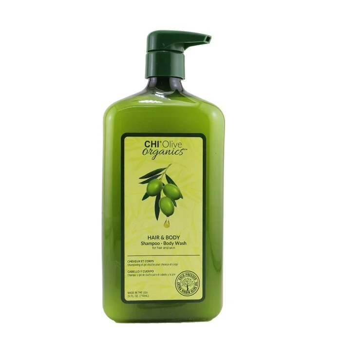 Foam styler-CHI Olive Organics Hair & Body Shampoo Body Wash (For Hair and Skin) 710ml/24oz