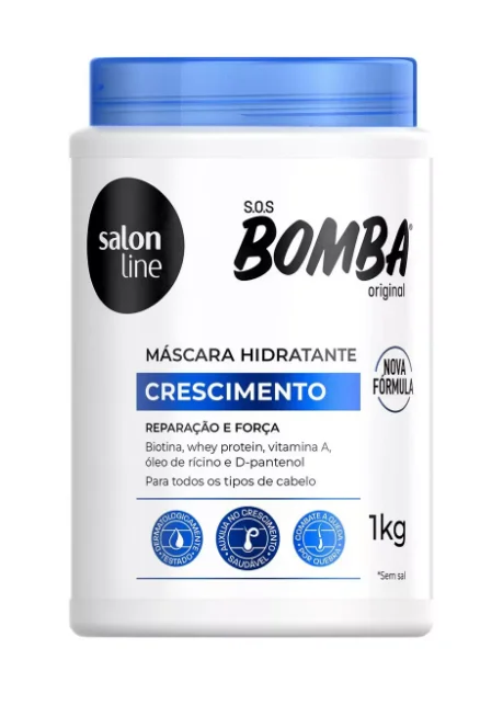 How to hydrate thick curls-Salon Line Deep Restoration Strength Hydration Original SOS Bomba Mask 1Kg