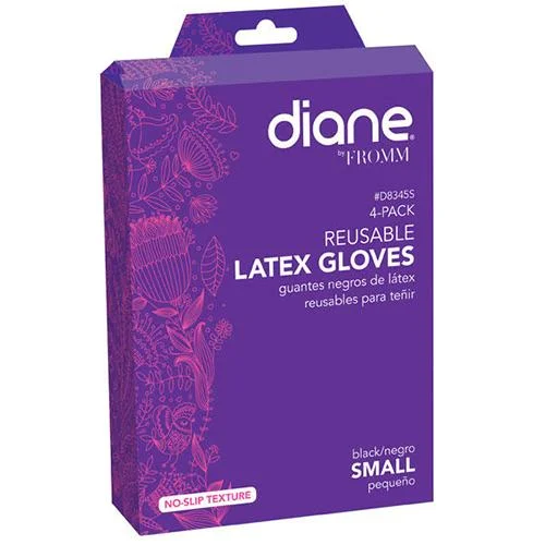 Wave defining cream-Hair conditioning cream-Diane Reusable Black Latex Gloves-Small 4pk