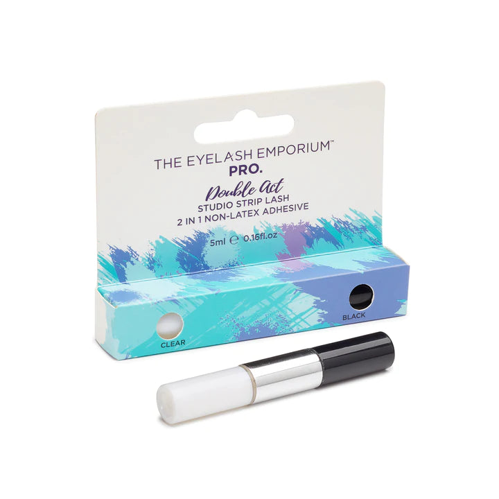 Root enhancer-Hair renewal gel-Eyelash Emporium Double Act 2 in 1 Strip Lash Adhesive - Latex Free