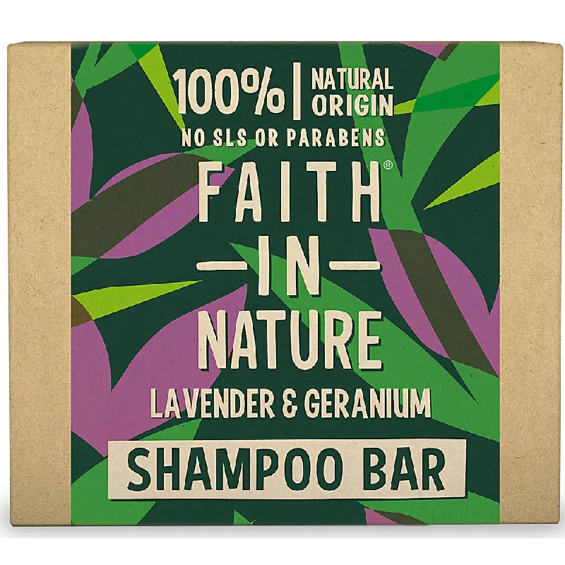 Extension glue-Faith In Nature - Lavender and Geranium Shampoo Bar