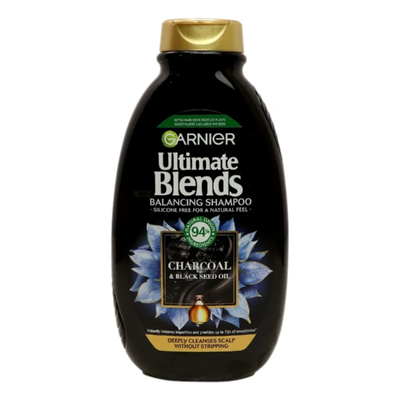 Scalp shield-Garnier Ultimate Blends Magnetic Charcoal Shampoo 300ml