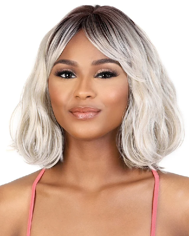 Synthetic wigs ash blonde-Gitty | Synthetic Wig by Motown Tress