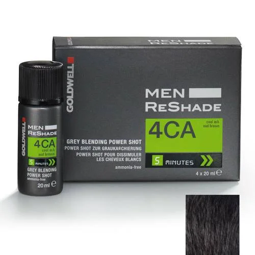 Conditioning lotion-Goldwell 4CA Men Reshade 4 Shots x 20ml