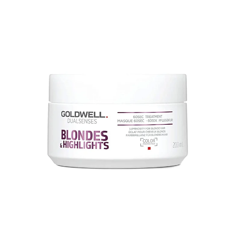 Balancing scalp shampoo-Hair clarifying oil-Goldwell Dualsenses Blondes & Highlights 60Sec Treatment