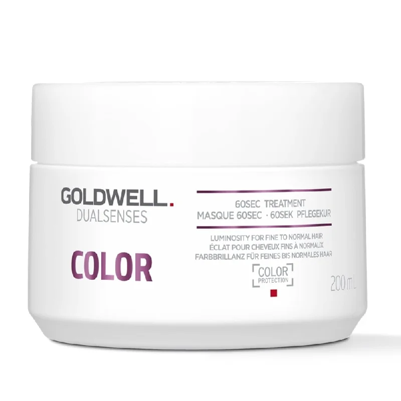 Hair care routine for hair hydration-Goldwell Dualsenses Color 60Sec Treatment 200ml