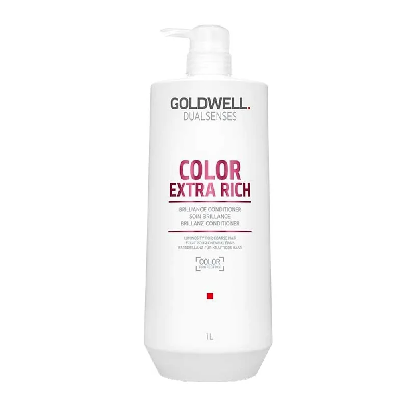 How to hydrate oily waves-Goldwell Dualsenses Color Extra Rich Brilliance Conditioner 1000ml