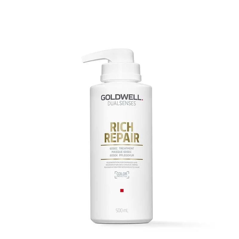 Hair care products with rosehip-Goldwell Dualsenses Rich Repair 60Sec Treatment 500ml