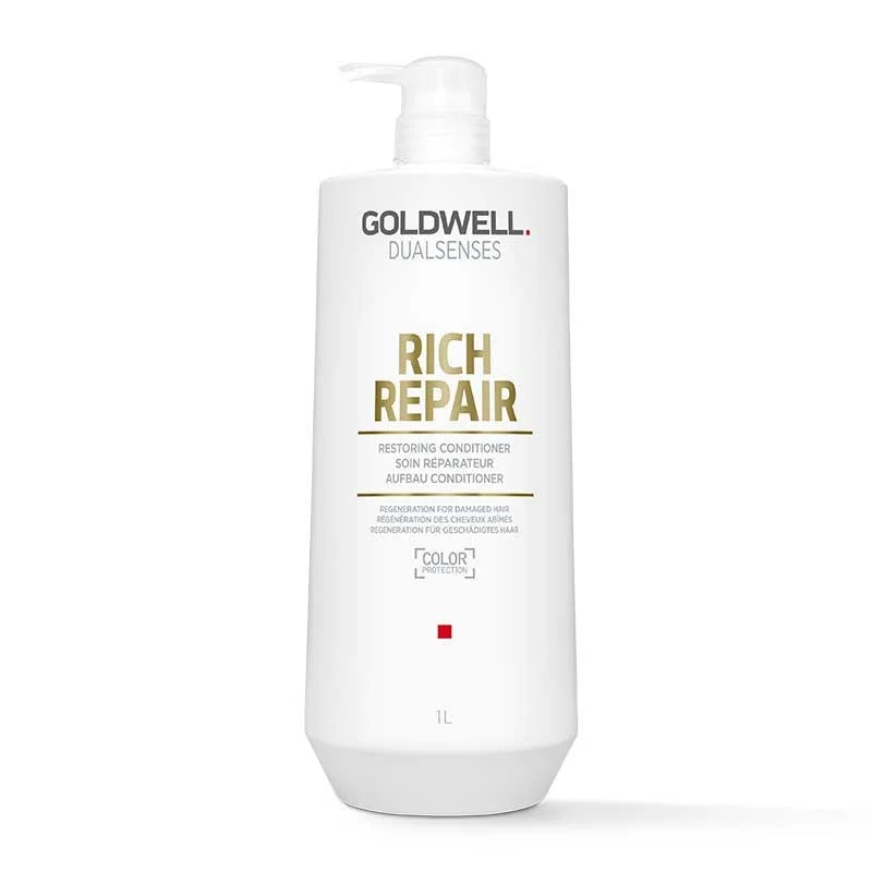 Hair care tips for hair softness-Goldwell Dualsenses Rich Repair Restoring Conditioner 1000ml