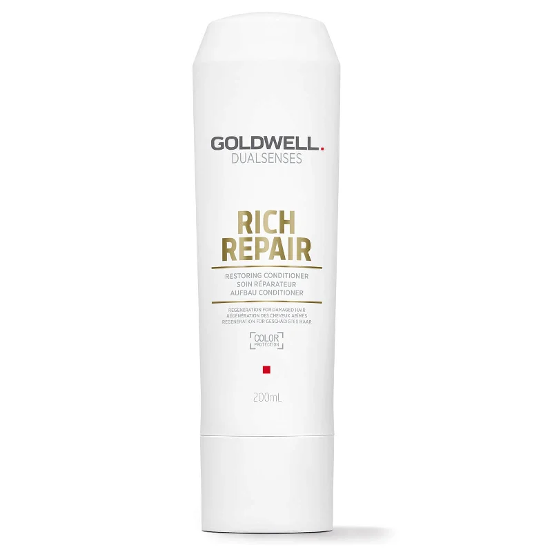 Hair care tips for scalp detox-Goldwell Dualsenses Rich Repair Restoring Conditioner 200ml