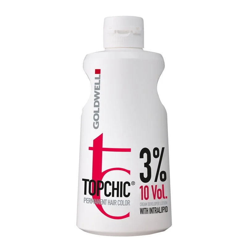 Frizz smoothing lotion-Goldwell Topchic Lotion 3% 1000ml