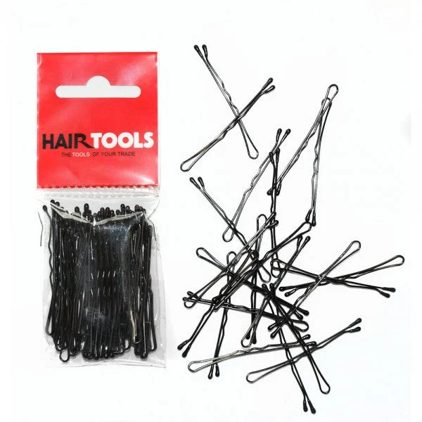 Hair Tools 2” Waved Grips Black (Packet Of 50)