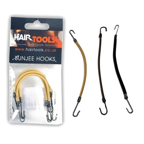 Hair Tools Bunjee Hooks Black