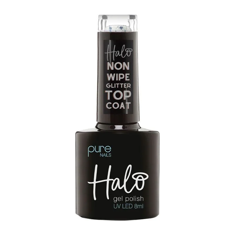 Peroxide developer-Anti-breakage gel-Halo Manhattan Skyline Glitter Top Coat