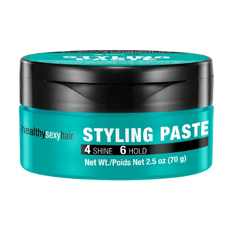 Curl stretching balm-SexyHair Healthy Styling Paste Texture Paste, 2.5 OZ