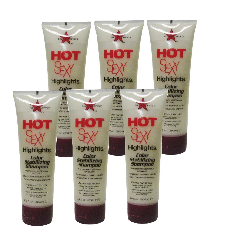 Plumping serum-Hot Sexy Highlights Color Stabilizing Shampoo 6.8 oz Pack of 6