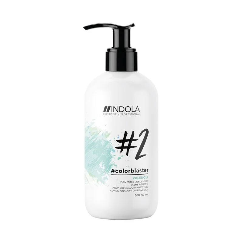 How to care for damaged tight curls-Indola Color Blast Valencia (Mint Green) 300ml