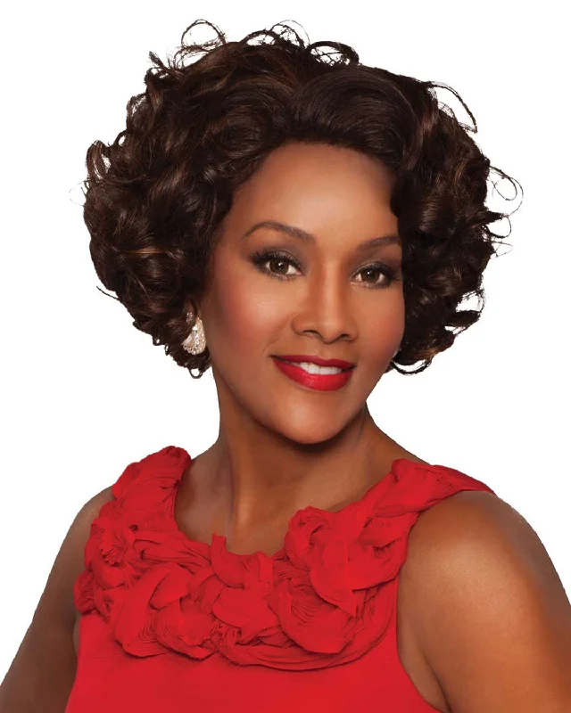 Synthetic wigs with wavy bangs-Jadore | Lace Front Synthetic Wig by Vivica Fox