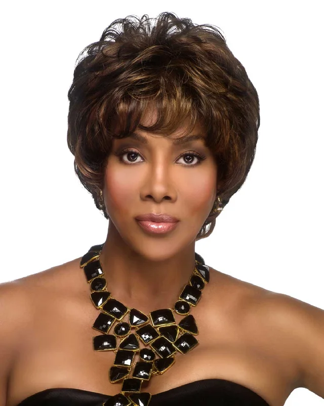 Synthetic wigs with gold highlights-Jai | Synthetic Wig by Vivica Fox