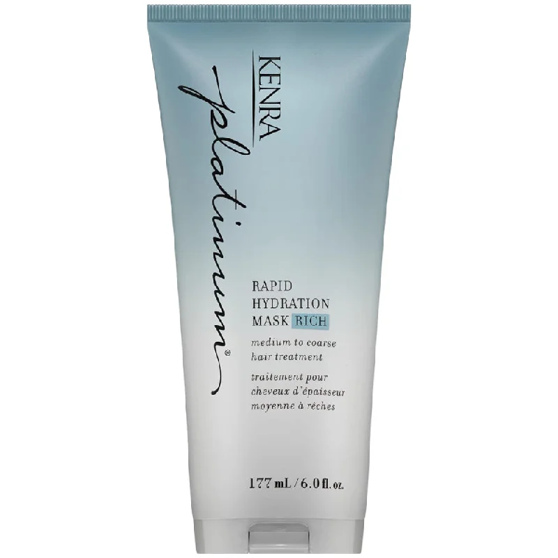 Plant-based hair care brands-Kenra Platinum Rapid Hydration Mask Rich 6 oz