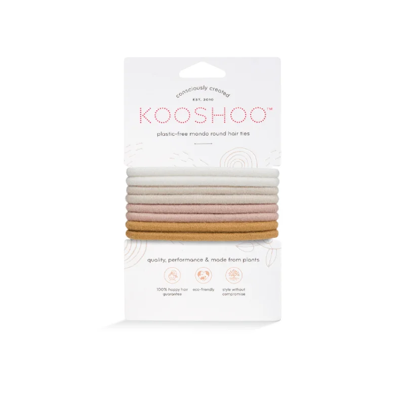 Conditioning rinse-KOOSHOO | Organic Round Hair Ties - Golden Fibres