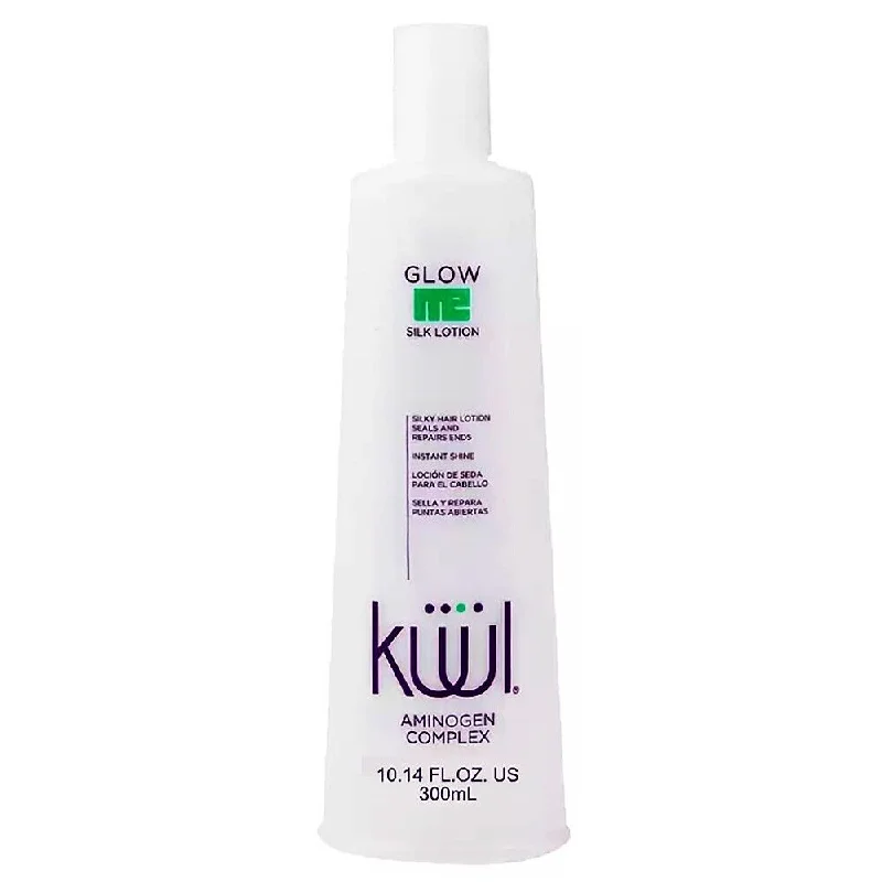 Curl enhancing lotion-Kuul Glow Me Silk Hair Lotion Seals Repairs Ends Adds Shine Healthy Aminos 300mL