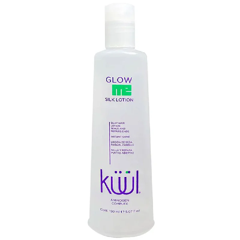 Renewing mist-Kuul Glow Me Silk Hair Lotion Seals Repairs Split Dry Ends Instant Shine Aminos 150ml