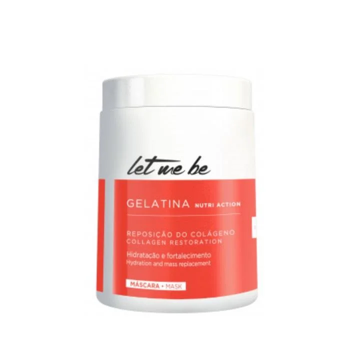 Hair care routine for hair vitality-Let Me Be Nutre Action Collagen Replacement Hair Gelatin Mask 1Kg - ProSalon