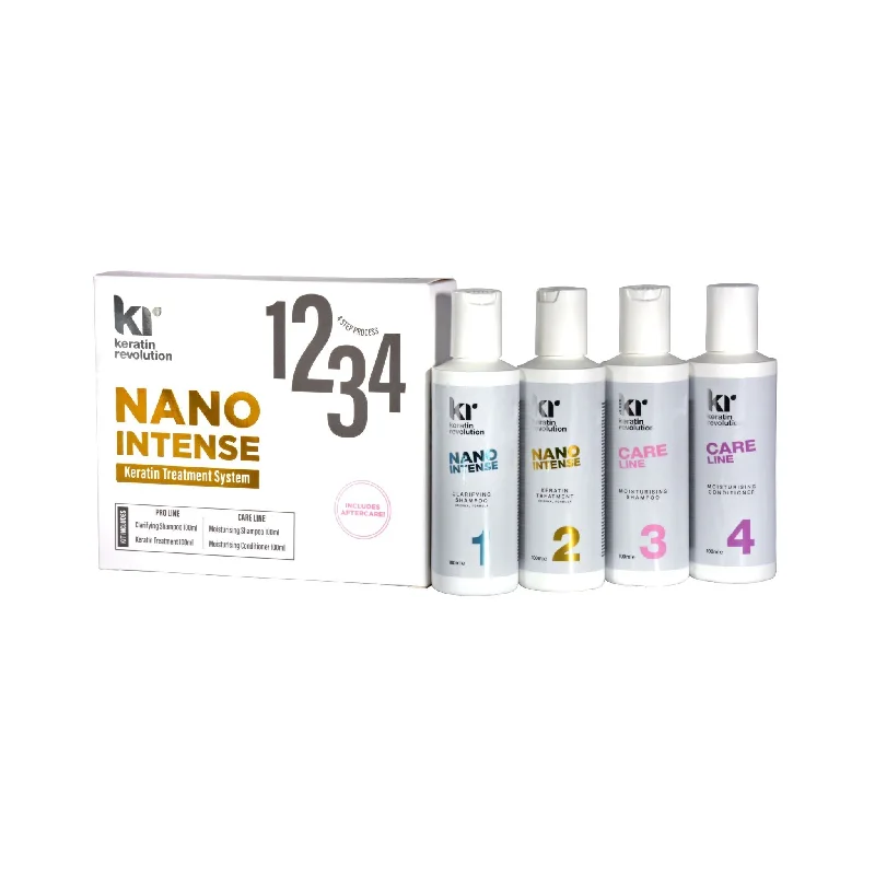 Curl neutralizer-Hair definer-Lisap Nano Intense Styling kit (2x300ml)- 1&2 (2x250ml)-3&4