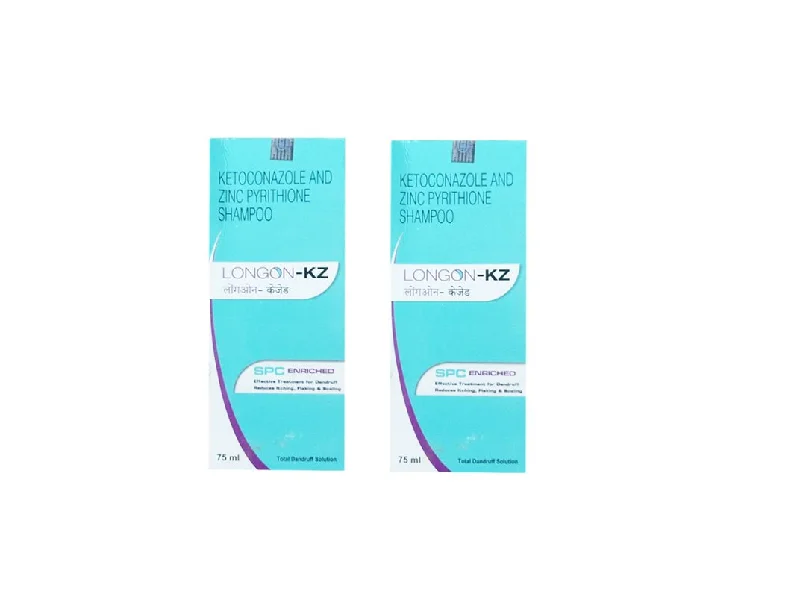 Curl-setting cream-Longon KZ Shampoo 75ml, Pack of 2