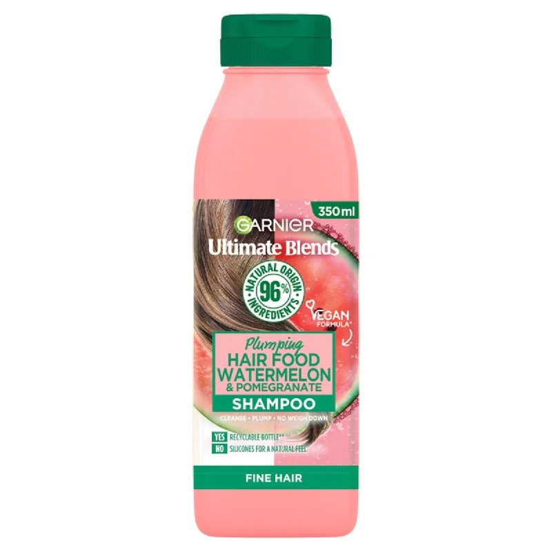 Strong fiber paste-Garnier UB Hair Food Watermelon Shampoo 350ml