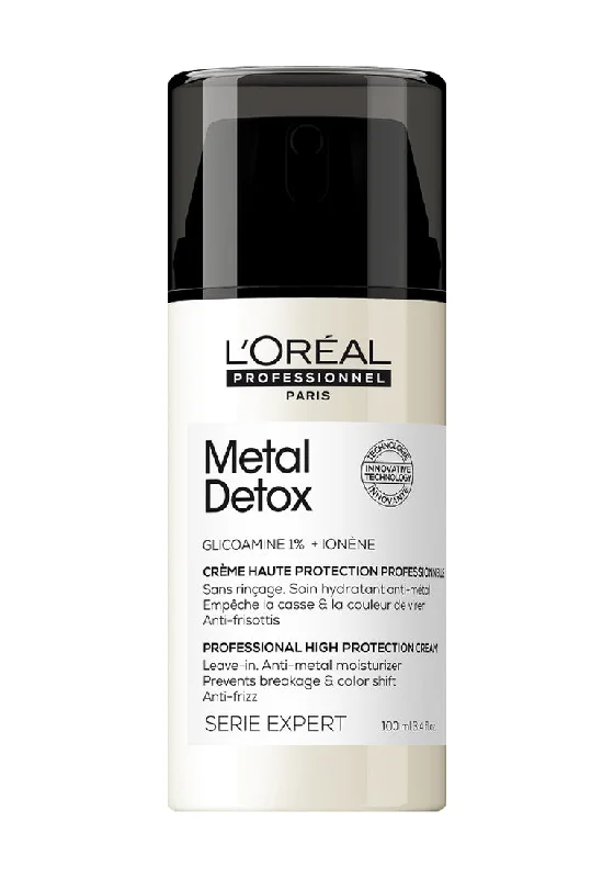 Best hair care for hair softness-Loreal Professional Metal Detox Smoothing Creme 3.4 oz