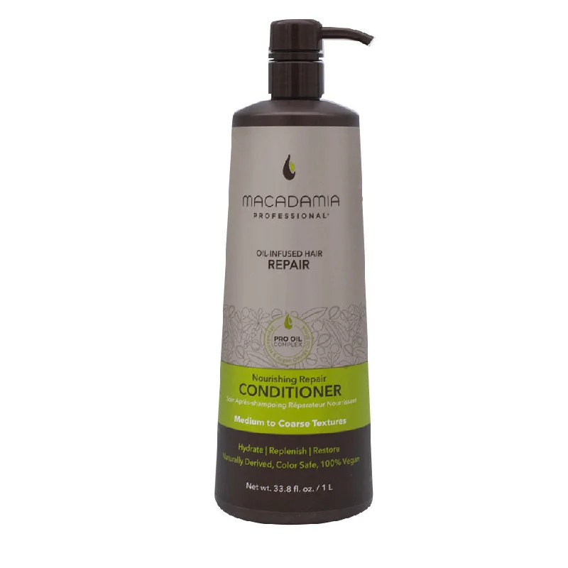 Hair care for weak tight waves-Macadamia Pro Nourishing Repair Conditioner 1 litre