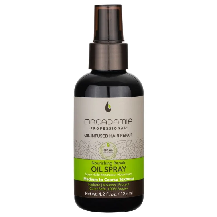 Moisturizing hair care for hair resilience-Macadamia Pro Nourishing Repair Oil Spray 125ml