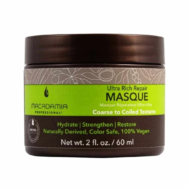 Hair care routine for hair hydration-Macadamia Pro Ultra Rich Repair Masque 60ml