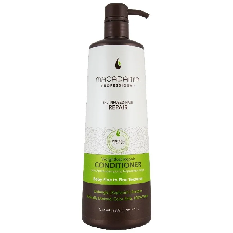 Best hair care for hair thickness-Macadamia Pro Weightless Repair Conditioner 1 litre