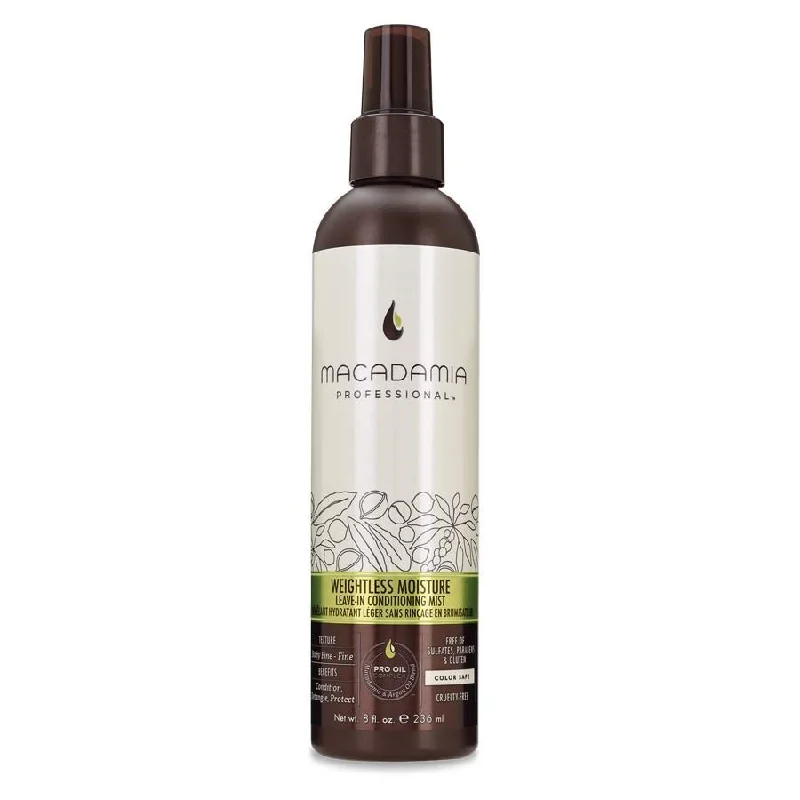 Hair care routine for hair vitality-Macadamia Pro Weightless Repair Leave In Conditioning Mist 236ml