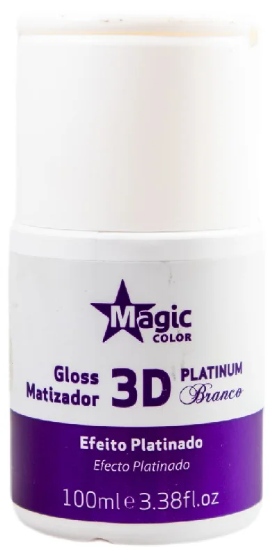 Curl custard-Scalp treatment cream-Platinum White Anti Yellow Treatment 3D Tinting Gloss Mask 100ml - Magic Color