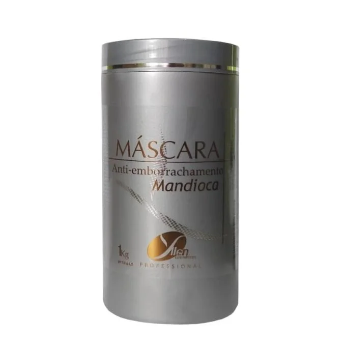 Hair care routine for hair vitality-Mandioca Cassava Manioc Anti Rubber Softness Moisturizing Mask 1Kg - Yllen