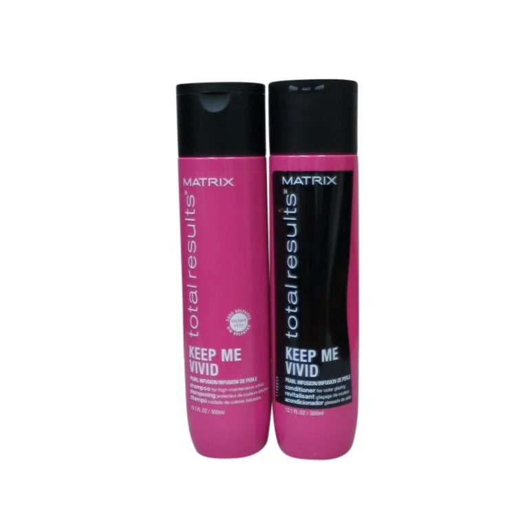 Hair freshening spray-Matrix Total Results Keep Me Vivid Shampoo and Conditioner 10.1 oz  Duo