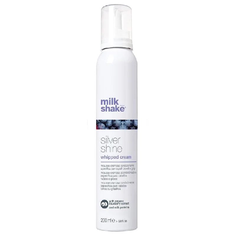 Best hair care for dry tips-Milk_Shake Silver Shine Whipped Cream 200ml