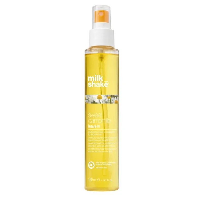 Hair care routine for hair elasticity-Milk_Shake Sweet Camomile Leave In Conditioner 150ml