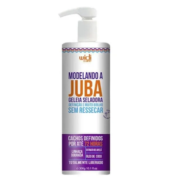 Hair care for fine coily waves-Modelando a Juba Curly Hair Sealing Jelly Definition Treatment 300g - Widi Care