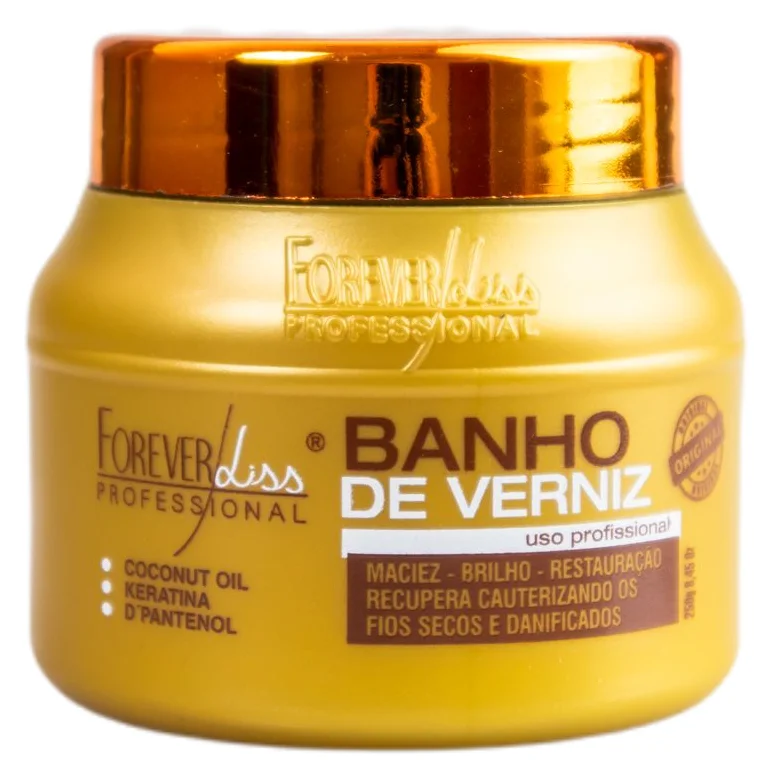 Best hair care with shea butter-Moisturizing Shine Varnish Bath Moisturizing Mask 250g - Forever Liss